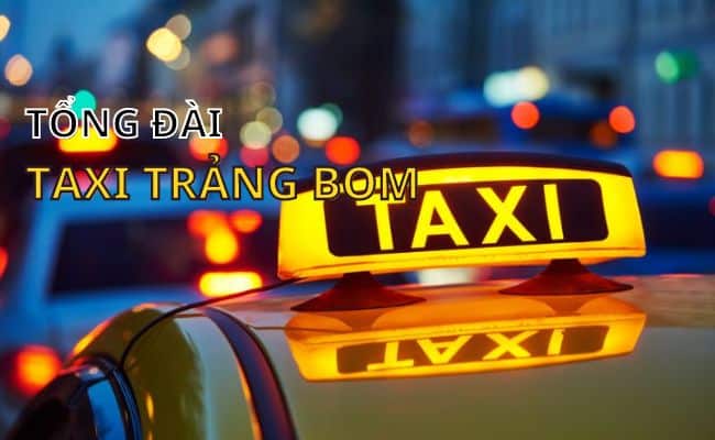taxi trang bom